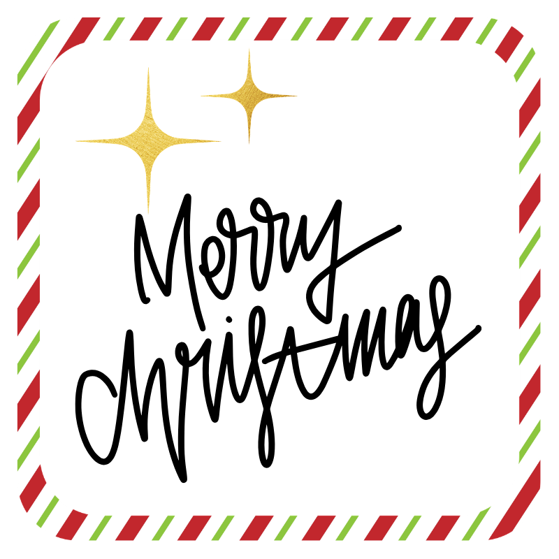 Christmas Designs Magnet - 2" x 2" Square