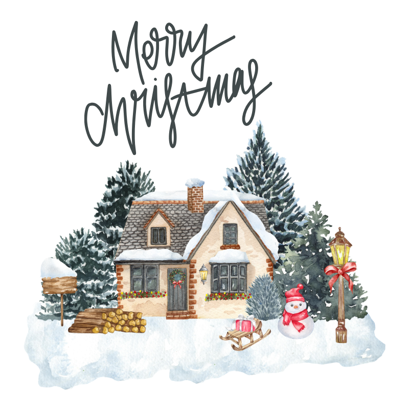 Christmas Designs Magnet - 2" x 2" Square