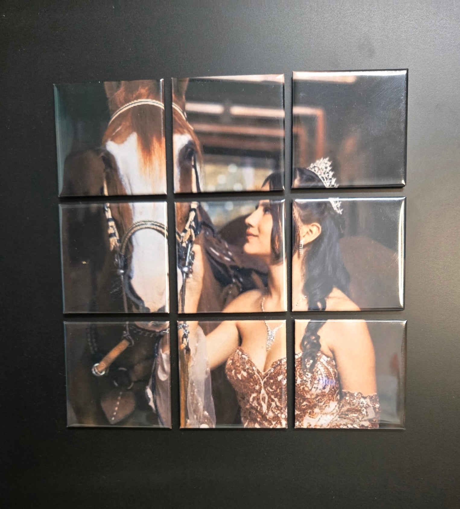 Custom Photo Puzzle Magnet - 2" x 2" Square